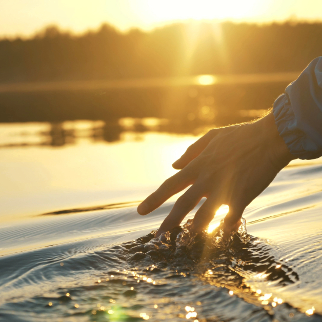 Zon op water